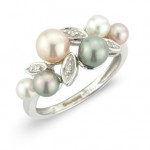 Fresh Water Pearl ring , Adelaide Jewellery , Jeweller Regent Arcade, 9ct white gold