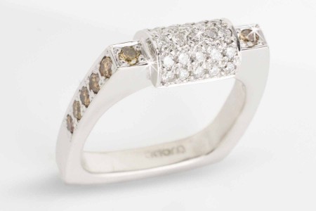 Adorn Jewels Adelaide Jewellery Champagne diamond ring