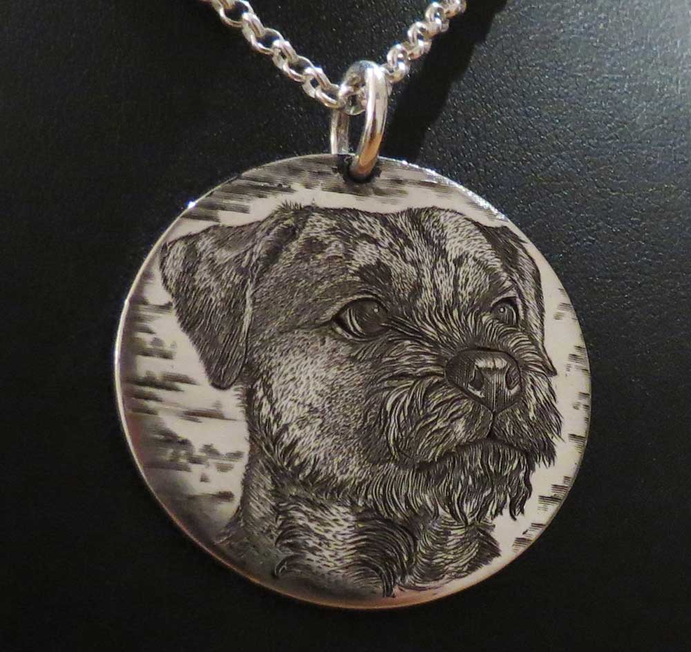 pet portrait, pet jewellery, dog, cat, engrave