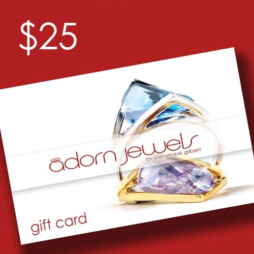 adorn jewels Gift Card voucher $25 online jewellery jewellery silver gold enagement ring desinger jewels
