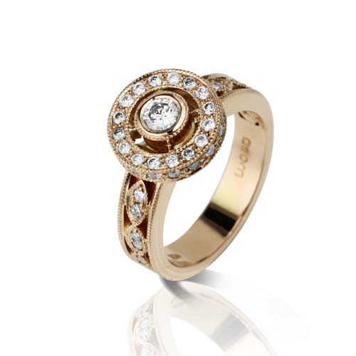 rose gold, jewellery designer Penelope Penny Gilbert, Adelaide Jewellery, Online designer Australia Jewelry Diamonds engagement ring, remodel jeweller